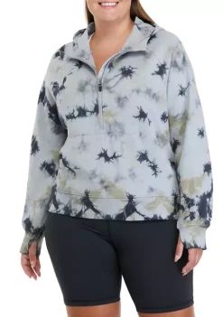 Cheap 💯 ZELOS Plus Size Half Zip Endurance Hoodie ✨ -ZELOS store Belk 658