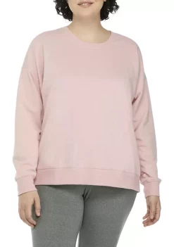 Budget 🤩 ZELOS Plus Size Terry Pullover ⌛ -ZELOS store Belk 717