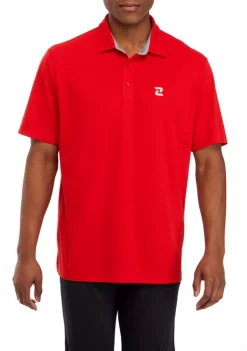 Best Sale ✨ ZELOS Mesh Polo 👚 Shirt 🤩 -ZELOS store Belk 732