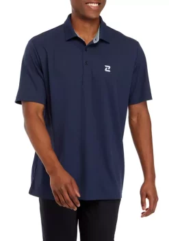 Best Sale ✨ ZELOS Mesh Polo 👚 Shirt 🤩 -ZELOS store Belk 734