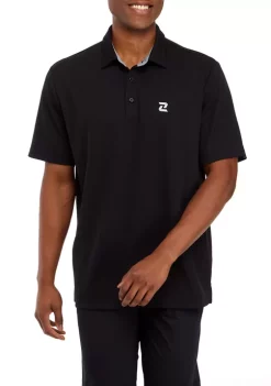 Best Sale ✨ ZELOS Mesh Polo 👚 Shirt 🤩 -ZELOS store Belk 735