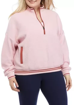 Cheapest 🎁 ZELOS Plus Size Quarter Zip Pullover 🎁 -ZELOS store Belk 753