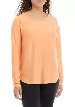 Cheapest 🤩 ZELOS Long Sleeve Twist Back T-Shirt 😍 -ZELOS store Belk 765