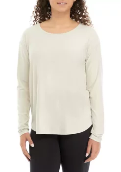 Cheapest 🤩 ZELOS Long Sleeve Twist Back T-Shirt 😍 -ZELOS store Belk 766