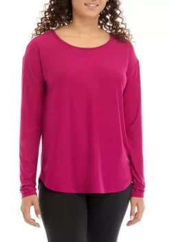 Cheapest 🤩 ZELOS Long Sleeve Twist Back T-Shirt 😍 -ZELOS store Belk 768