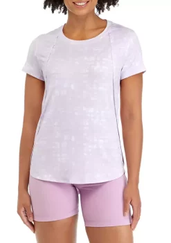 Budget 👍 ZELOS Short Sleeve Abstract Print T-Shirt 👏 -ZELOS store Belk 775