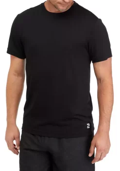 Hot Sale 🔔 ZELOS Brushed Crew Neck T-Shirt 🔥 -ZELOS store Belk 801