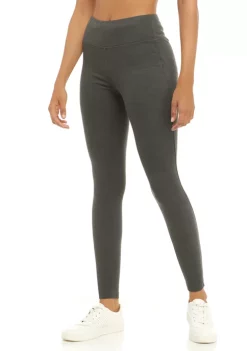 Best Pirce 🎉 ZELOS Heathered Cotton Leggings 😀 -ZELOS store Belk 822