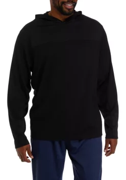 Wholesale π€© ZELOS Big & Tall Textured Long Sleeve Hoodie π€©