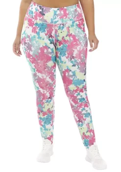 Flash Sale 🧨 ZELOS Plus Size Printed Leggings ✔️ -ZELOS store Belk 841