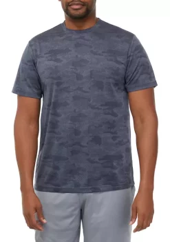 Hot Sale 🥰 ZELOS Big & Tall Camo Jacquard T-Shirt 🥰 -ZELOS store Belk 856