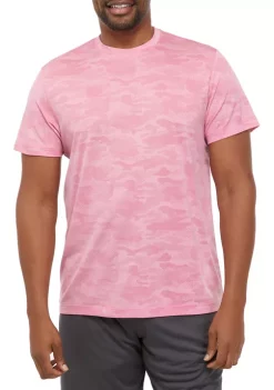 Hot Sale 🥰 ZELOS Big & Tall Camo Jacquard T-Shirt 🥰 -ZELOS store Belk 859