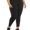 Coupon 🔥 ZELOS Plus Size High Impact 7/8 Leggings 👏 -ZELOS store Belk 882