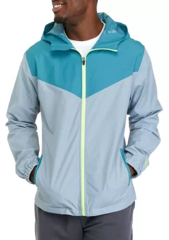 Best Sale 😀 ZELOS Color Block Windbreaker Jacket ⭐ -ZELOS store Belk 894