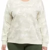 Outlet 😉 ZELOS Plus Size Camouflage Fleece Pullover 👍