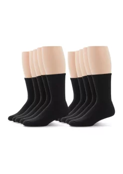 Best deal 😉 ZELOS Crew 🧦 Socks - 10 Pack 🌟 -ZELOS store Belk 966