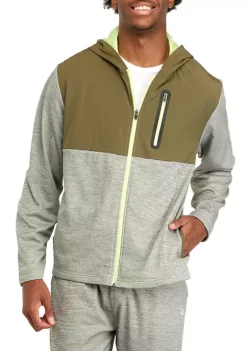 Flash Sale 🥰 ZELOS Tech Fleece Zip Hoodie ⭐ -ZELOS store Belk 977